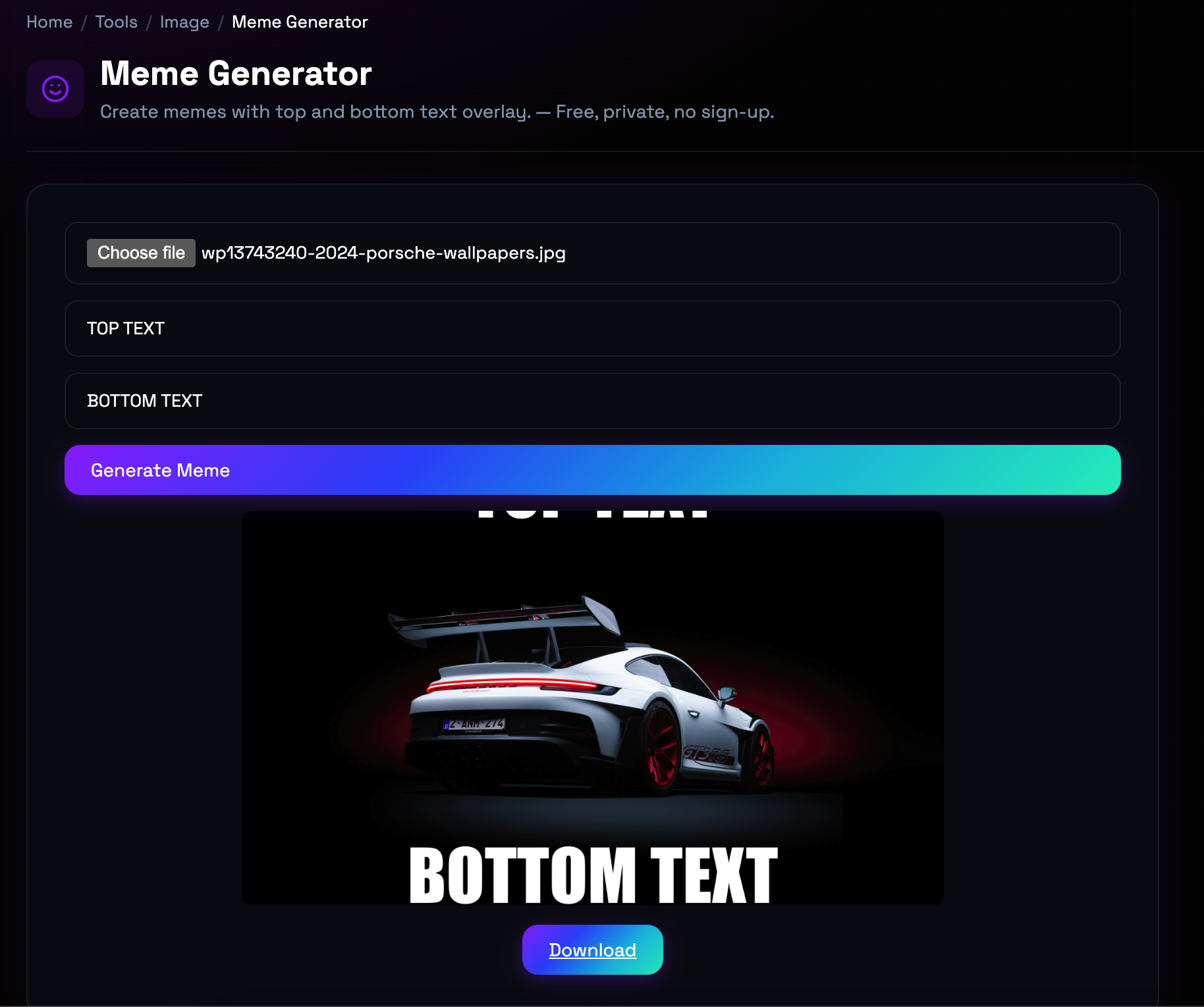 How to use Meme Generator online — free, fast, and private